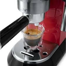 Cafetera espresso manual, 1300W, Dedica, roja - De'Longhi