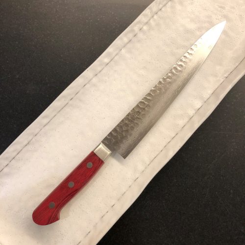 oFuun Cuchillo Japones Damasco, 18cm Cuchillo de Santoku